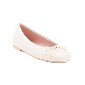 PRETTY BALLERINAS cream Made In Spain Leather Rosario Ballet Flats